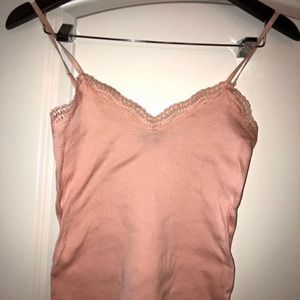 Theory tank top in Peach. Size Medium.